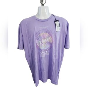 Mavi Loose Fit Graphic Print Crew-Neck T-Shirt Men's New with Tags Size XXL Purp
